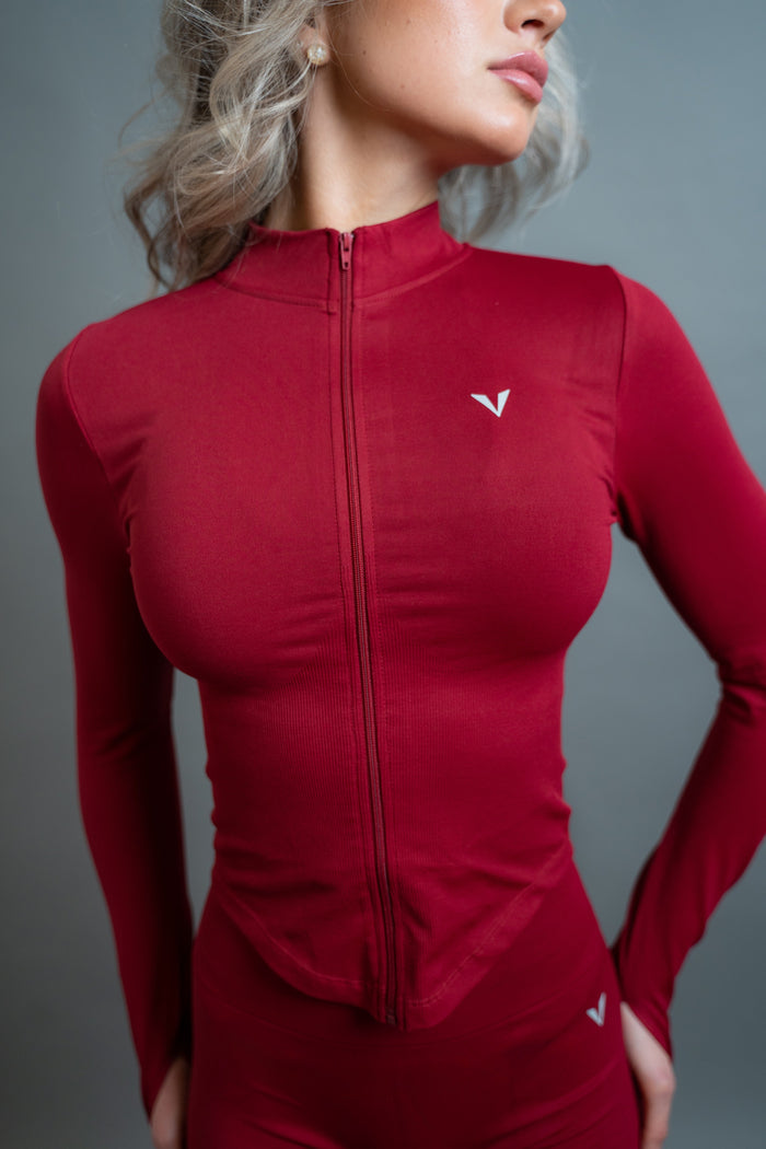 StrideJacket — Burgundy