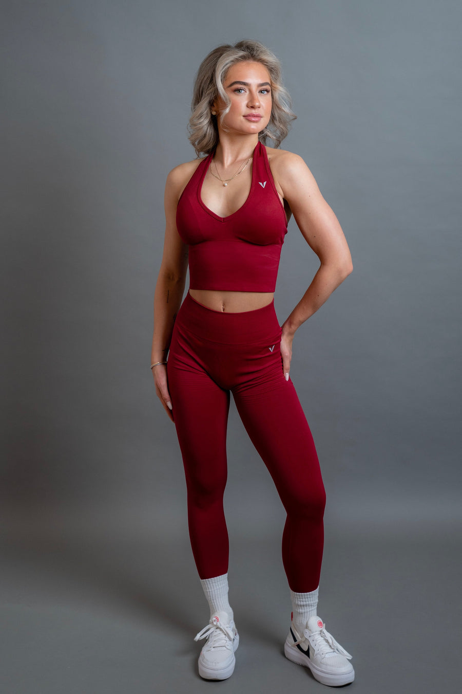Stride Bra — Burgundy
