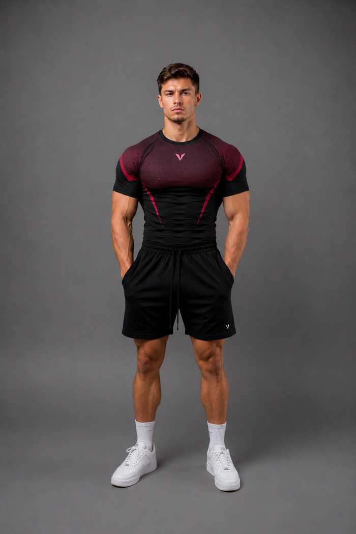 Vortex Tee — Fusion Red