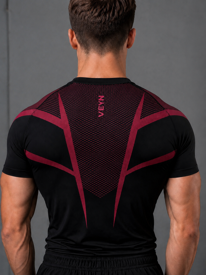 Vortex Tee — Fusion Red