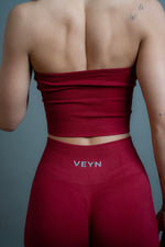 Dámská vínová sportovní podprsenka Stride – detail 3