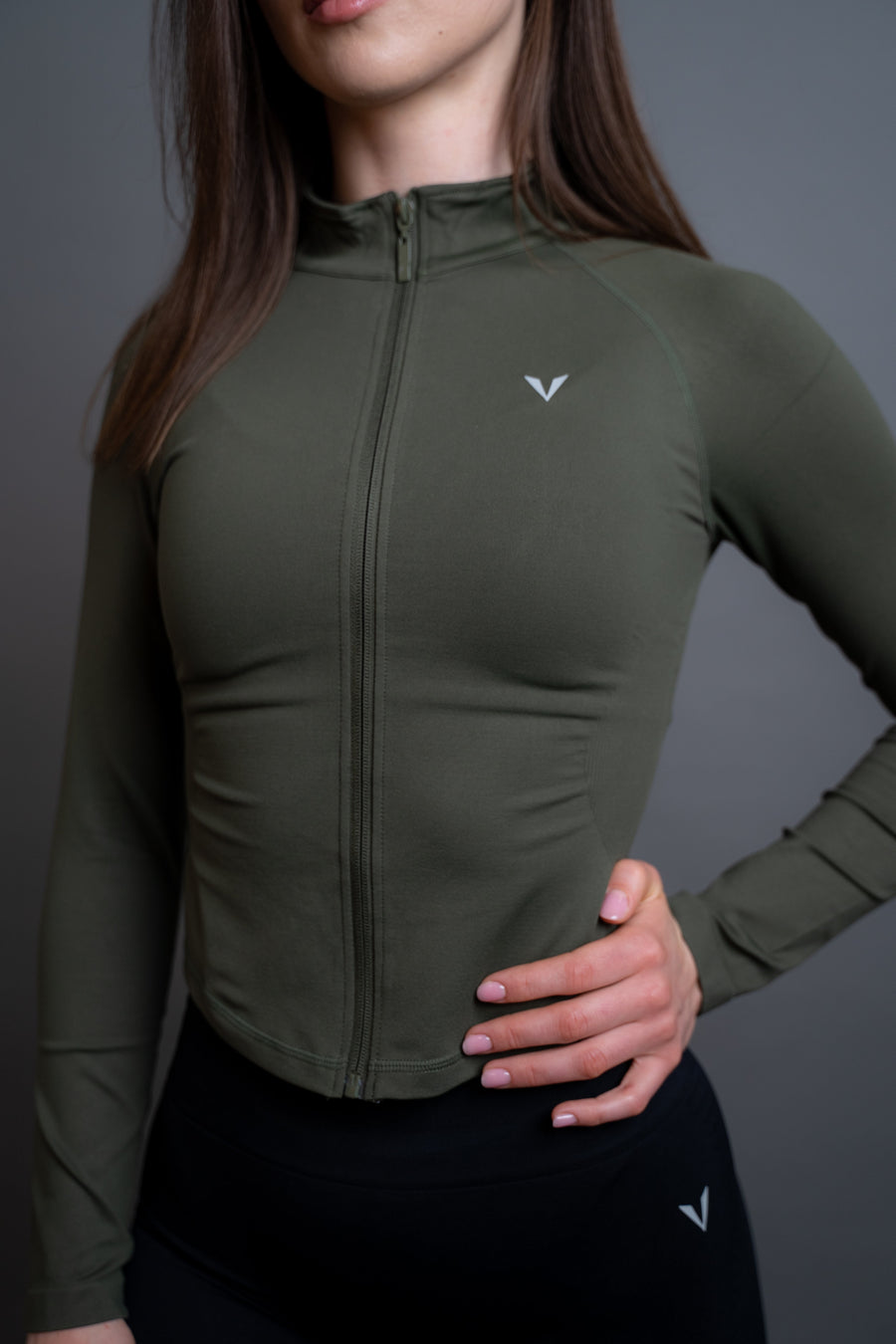 EdgeZip Top — Green