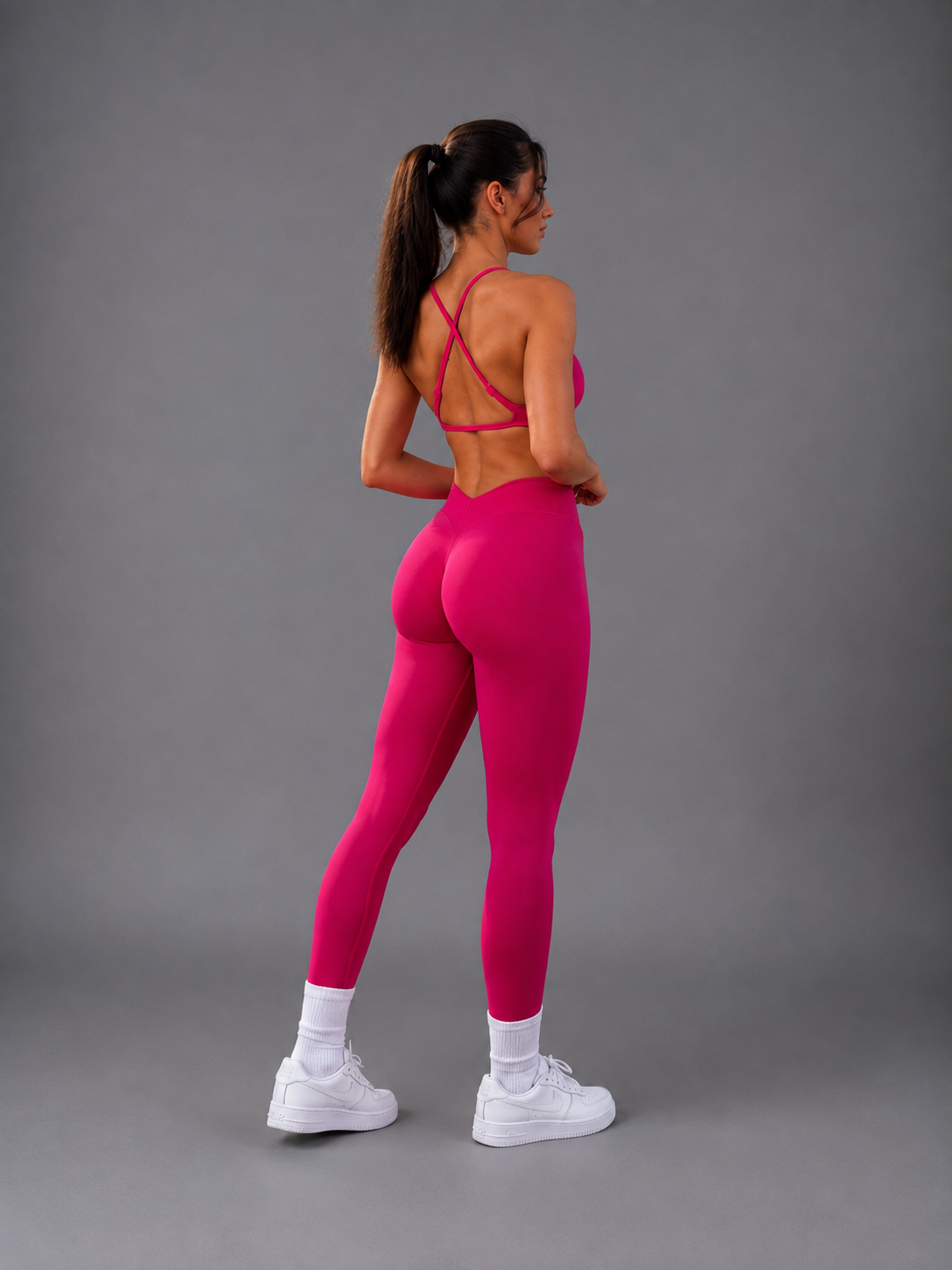 Body Language Leggings — Raspberry Rush